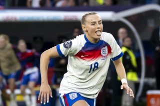 La joie de Chloe Kelly, auteure du penalty du sacre pour l'Angleterre KEYSTONE/JEAN-CHRISTOPHE BOTT